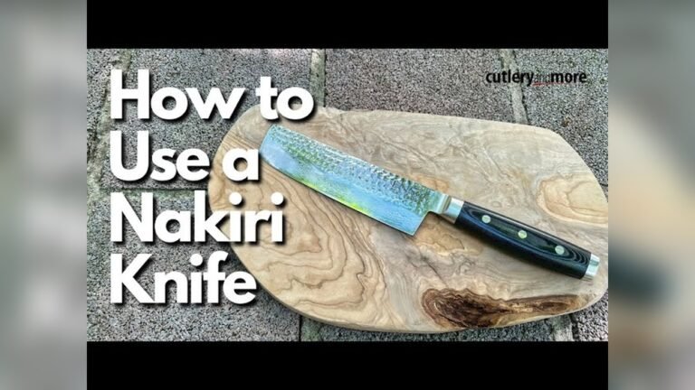 How to Use a Nakiri Knife