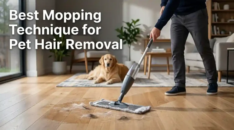 Best Mopping Technique for Pet Hair Removal