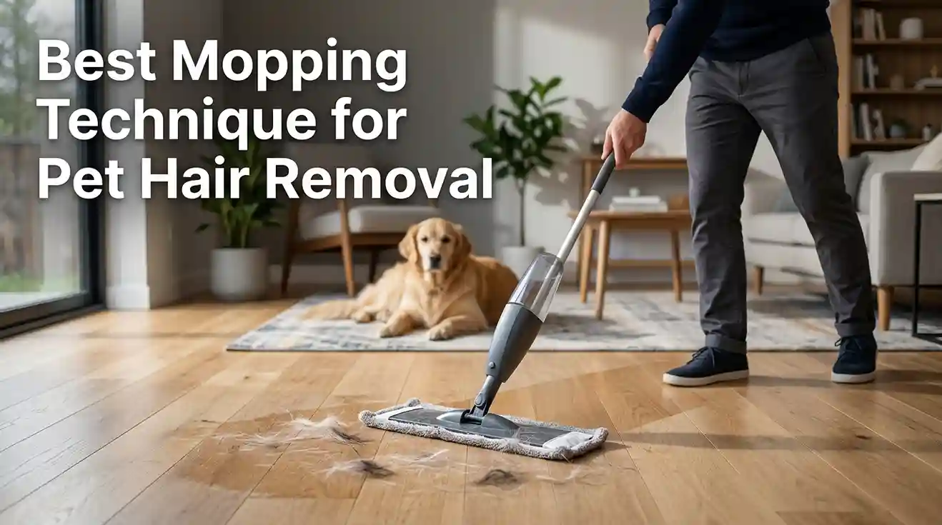 Best Mopping Technique for Pet Hair Removal