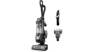 This image shows a collage of ten top-rated vacuum cleaners for effectively tackling pet hair.