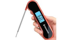 The image shows a selection of popular digital meat thermometers ideal for cooking a turkey.