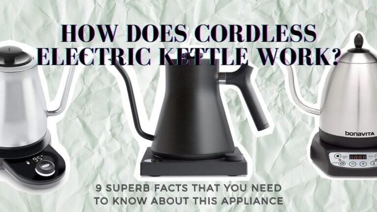 How Does a Cordless Electric Kettle Work
