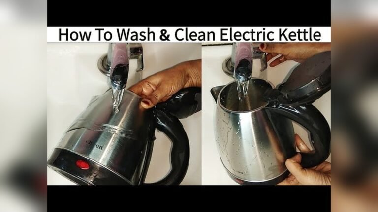 How to Clean an Electric Kettle