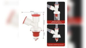 How to Clean Kitchen Drainage Pipe Connector