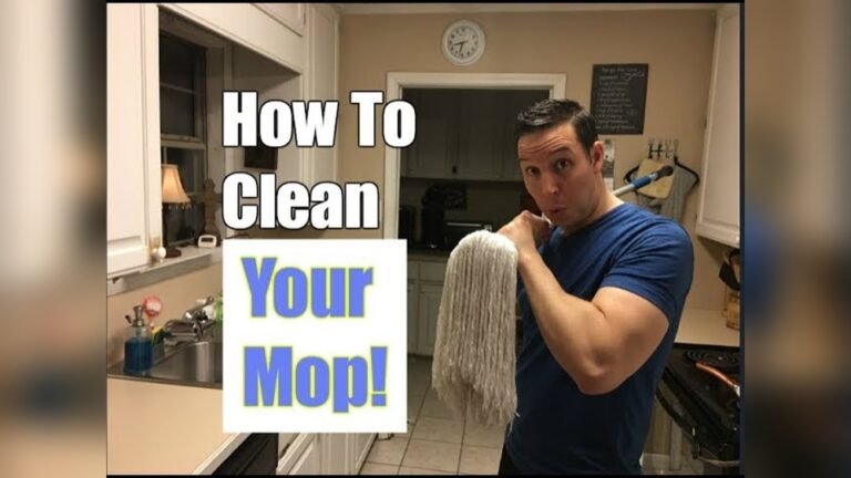 How to Disinfect a Mop After Use