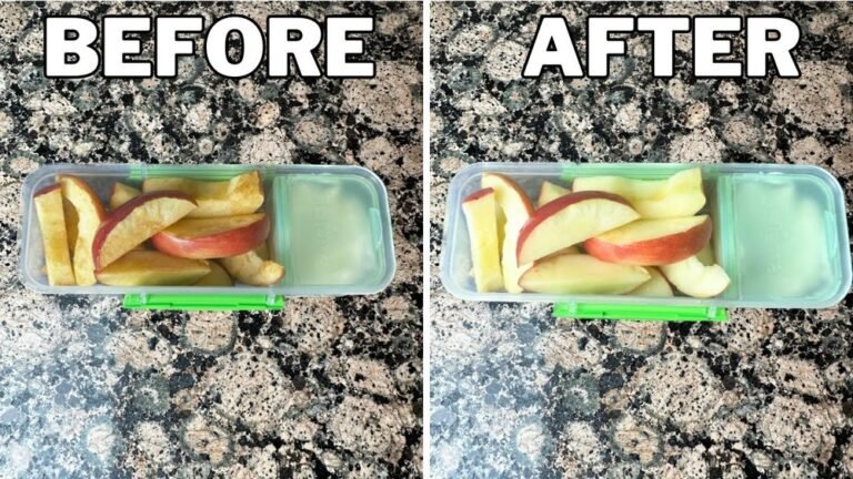 How to Stop Cut Apple Going Brown in Lunch Box