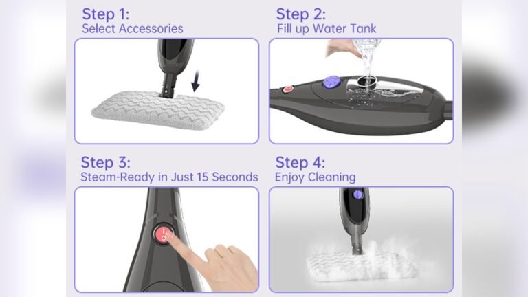 How to Use a Steam Mop Correctly
