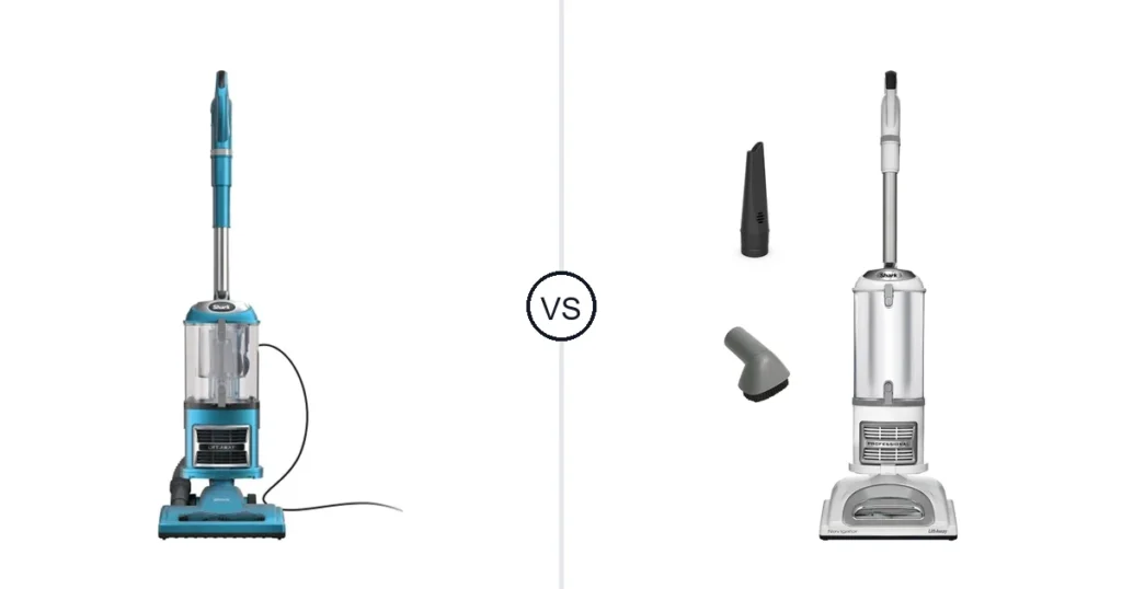 Shark NV380 vs NV356E