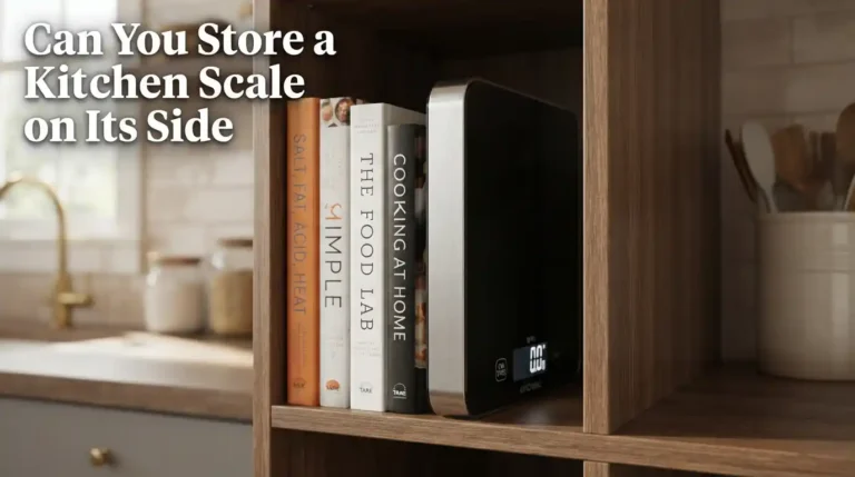 Can You Store a Kitchen Scale on Its Side