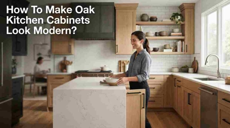 How to Make Oak Kitchen Cabinets Look Modern My Easy Secret