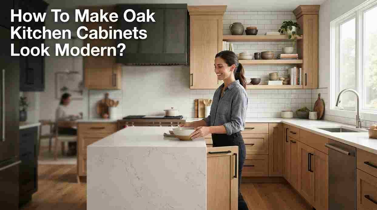 How to Make Oak Kitchen Cabinets Look Modern