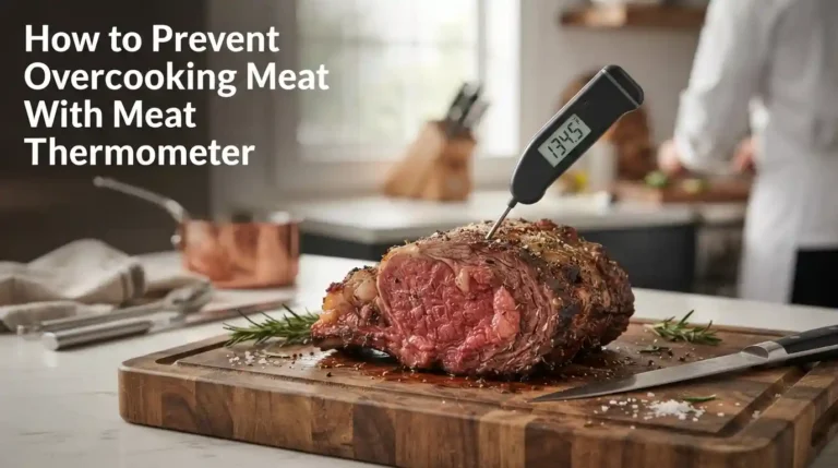 How to Prevent Overcooking Meat With Meat Thermometer