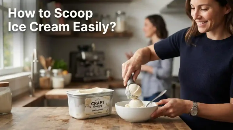 How to Scoop Ice Cream Easily
