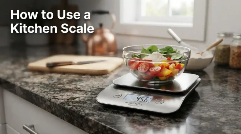 How to Use a Kitchen Scale