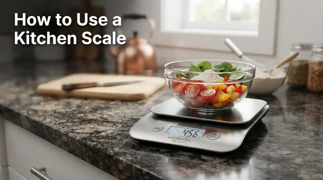 How to Use a Kitchen Scale