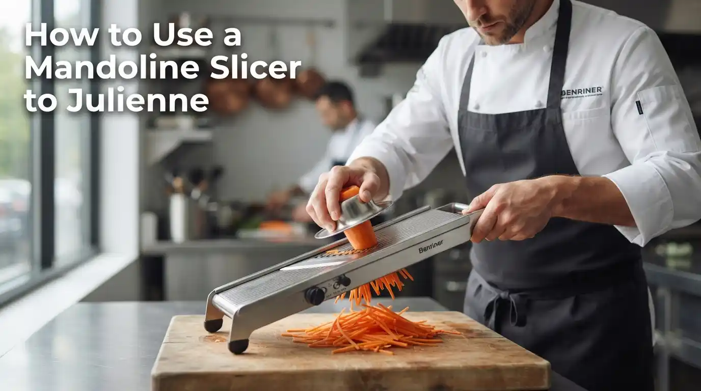 How to Use a Mandoline Slicer to Julienne