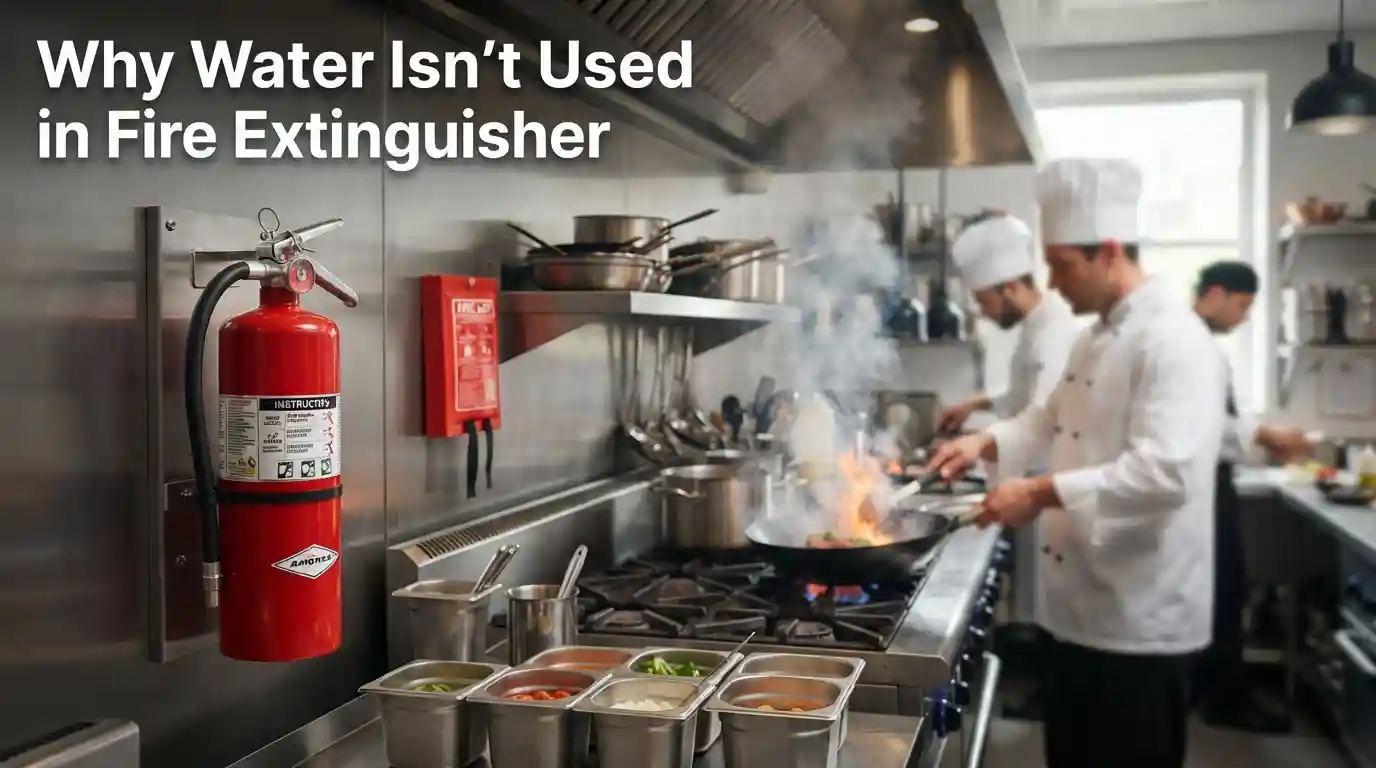 Why Water Isn’T Used in Fire Extinguisher