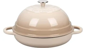 The image shows a collection of various durable Dutch ovens, perfect for affordable cooking.