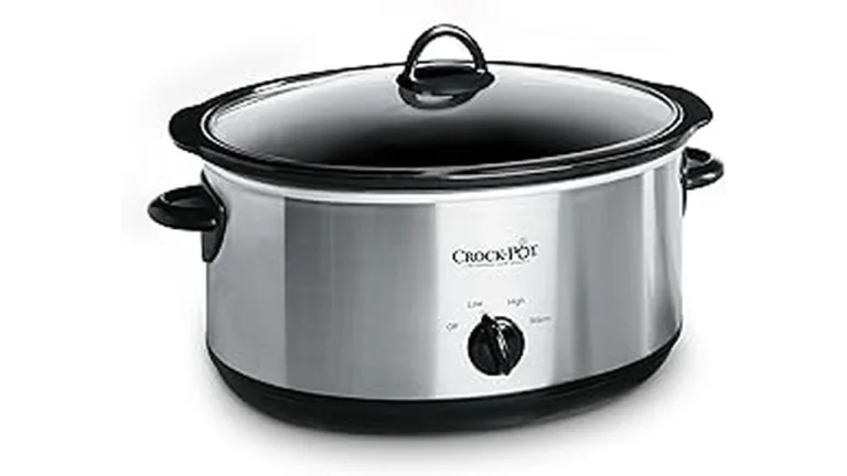 The image shows a collection of various popular slow cookers displayed for a shopping guide.