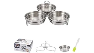 Best Selling 9 Stainless Steel Egg Poacher