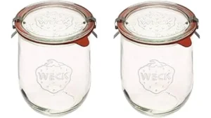 The image shows a variety of popular containers perfect for storing sourdough starter.