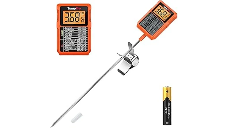 This image shows a variety of top-rated candy thermometers used for precise cooking temperatures.