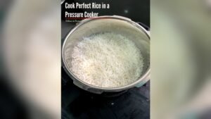 How Many Whistles for Rice in Pressure Cooker