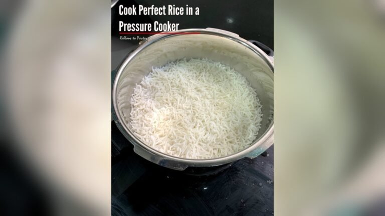 How Many Whistles for Rice in Pressure Cooker