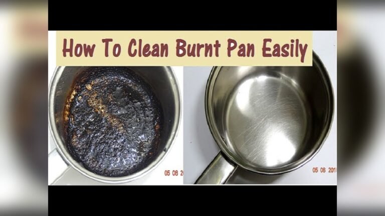 How to Clean a Burnt Sauce Pan