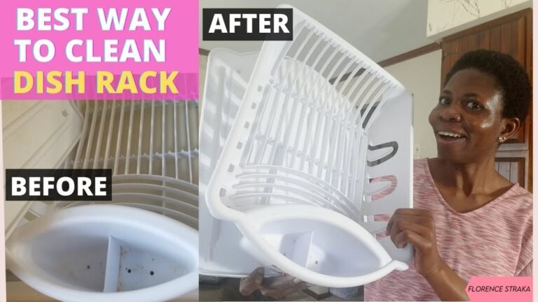 How to Clean a Dish Rack