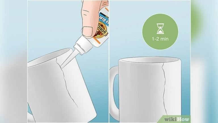 How to Fix a Cracked Coffee Mug​