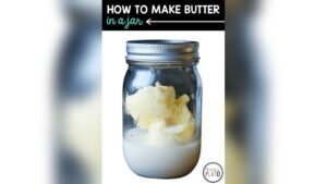 How to Make Butter in a Mason Jar