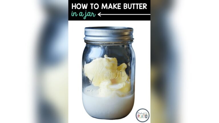 How to Make Butter in a Mason Jar