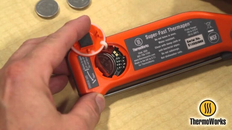 How to Put Battery in Meat Thermometer
