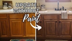How to Restain Kitchen Cabinets