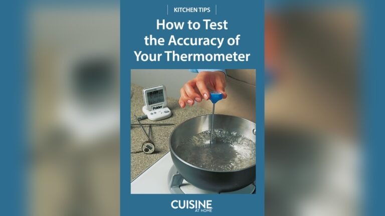 How to Test a Meat Thermometer for Accuracy