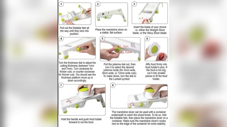 How to Use a Mandoline Slicer