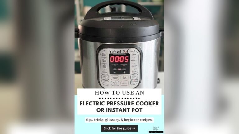 How to Use Instant Pot Pressure Cooker