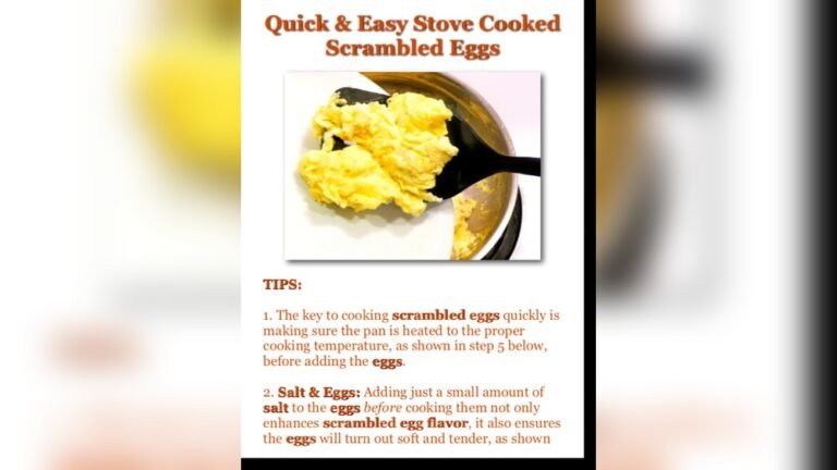 What Temperature to Cook Scrambled Eggs​