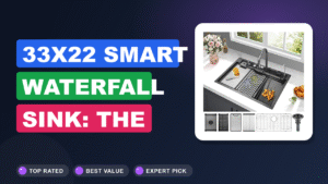 33x22 Smart Waterfall Sink: The Ultimate Workstation Upgrade