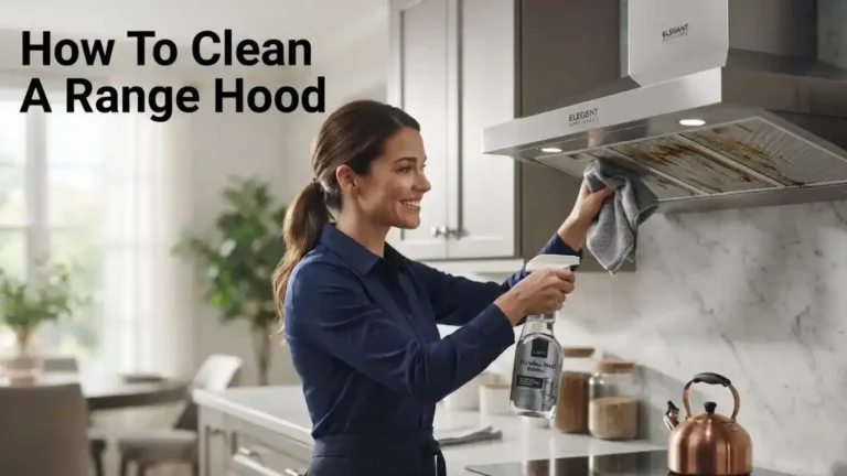 How to clean a range hood​