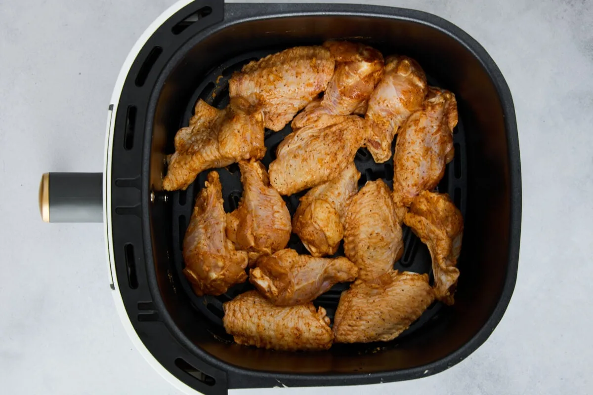 air fryer chicken wings single layer