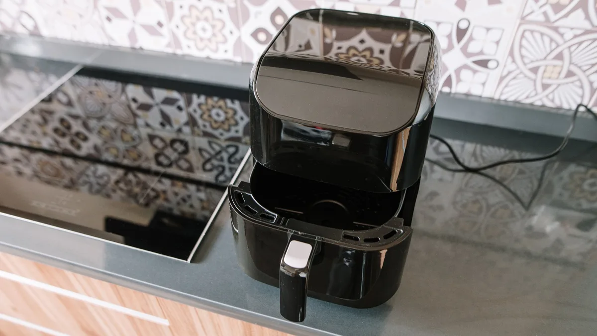 air fryer countertop footprint small kitchen
