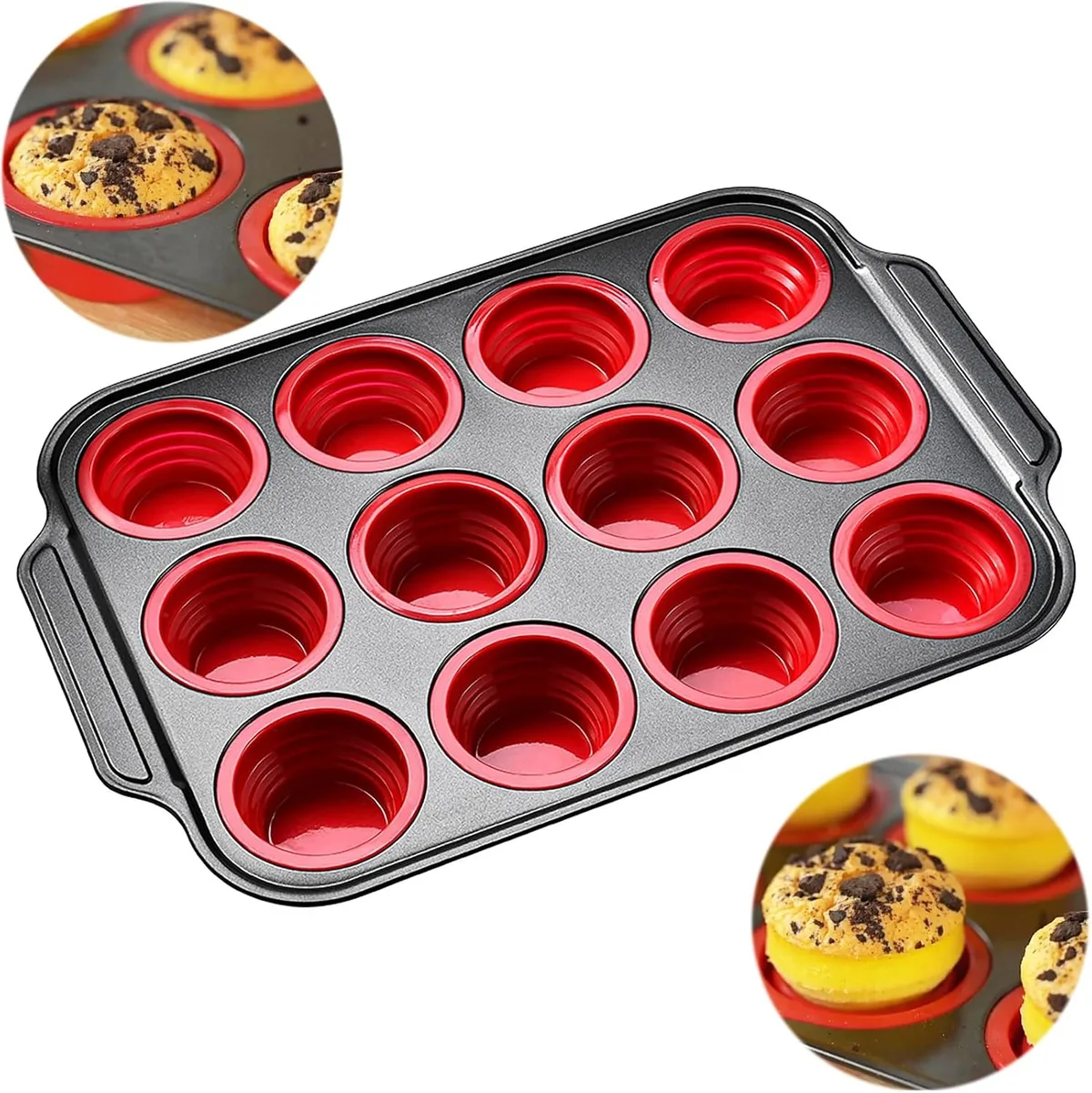 are silicone muffin pans safe