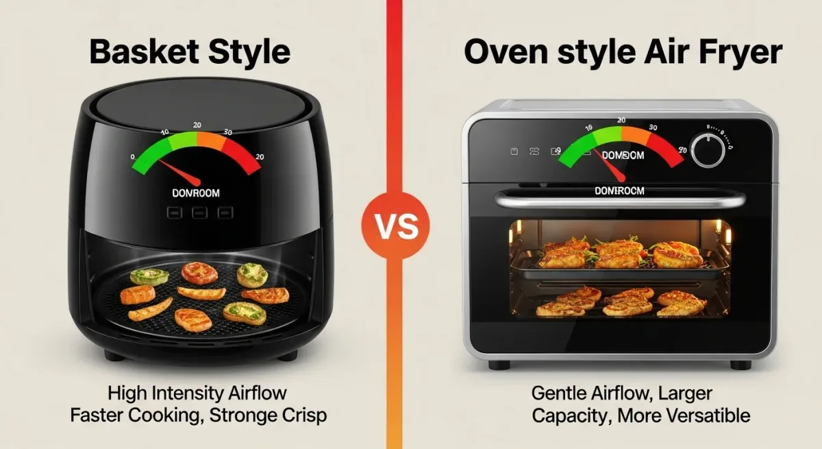 basket air fryer vs oven air fryer