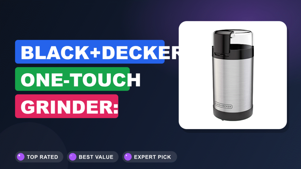 Black and Decker coffee grinder Review