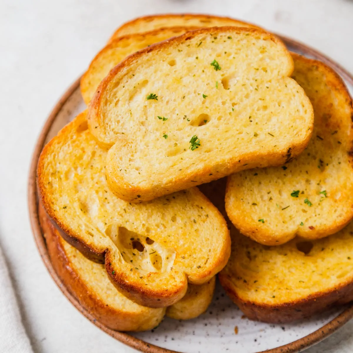 bread single layer in air fryer