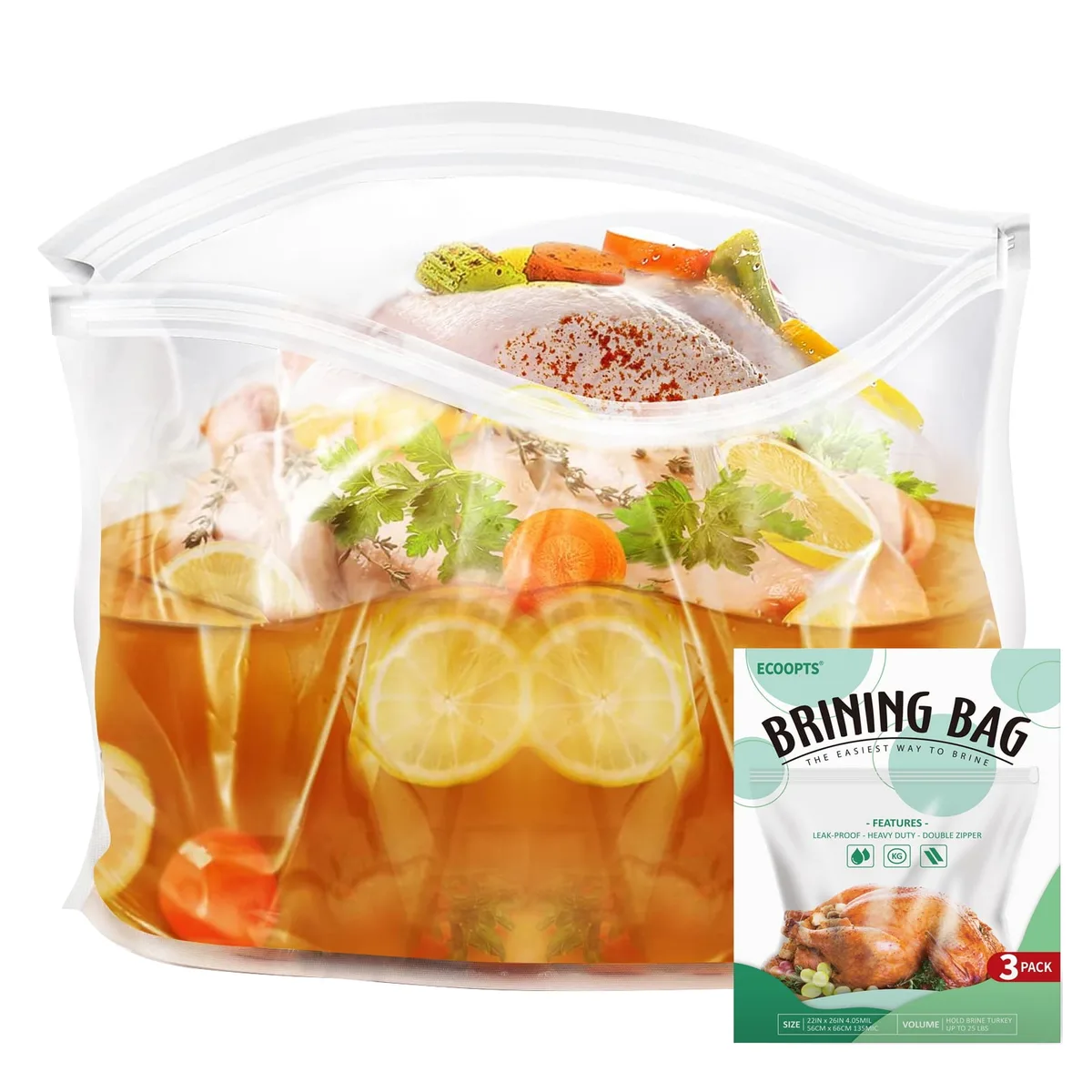 brining bag cold storage