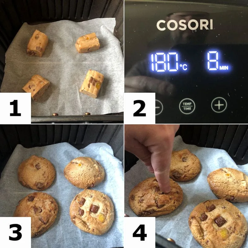 can you cook cookie dough in a air fryer