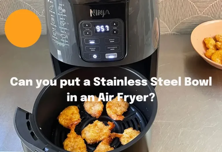 Can You Put Steel Bowl in Air Fryer